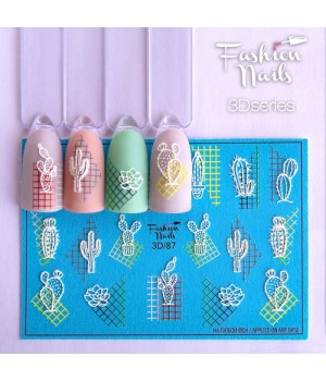 3D Слайдер Fashion Nails №087